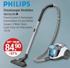 Staubsauger Beutellos von Philips im aktuellen V-Markt Prospekt für 84,90 €