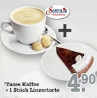 Aktuelles Tasse Kaffee + 1 Stück Linzertorte Angebot bei E center in Mannheim ab 4,90 €