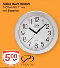 Analog-Quarz-Wanduhr im Angebot bei GLOBUS in Halle Analog-Quarz-Wanduhr Angebote von Pregoo bei GLOBUS Halle für 5,00 €