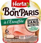 Supermarchés Match - Jambon le bon Paris : offre du catalogue Promo Jambon le bon Paris à -0,40 € dans le catalogue Supermarchés Match "Les bonnes affaires de la cart€"