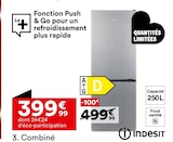 Combiné INKF8251S5E - Indesit en promo chez But Vannes à 399,99 €