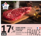 Viande bovine: entrecote a griller dans le catalogue E.Leclerc