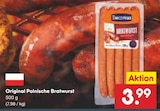 Original Polnische Bratwurst bei Netto Marken-Discount im Lauchhammer Prospekt für 3,99 €