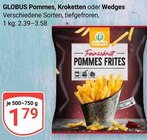 Pommes im Angebot bei GLOBUS in Trier Pommes Angebote von GLOBUS bei GLOBUS Trier für 1,79 €