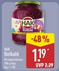 Rotkohl im ALDI Nord Prospekt Rotkohl von HAK im aktuellen ALDI Nord Prospekt für 1,19 €