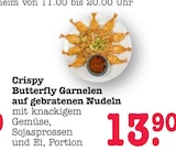 Aktuelles Crispy Butterfly Garnelen auf gebratenen Nudeln Angebot bei E center in Frankfurt (Main) ab 13,90 €