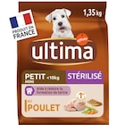 Croquettes pour chiens adultes Mini - ULTIMA en promo chez Carrefour Croquettes pour chiens adultes Mini - ULTIMA dans le catalogue Carrefour