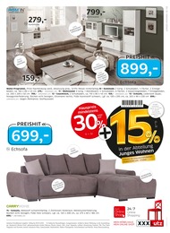 Couch im XXXLutz Möbelhäuser Prospekt "junges wohnen" auf Seite 3