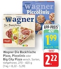 Die Backfrische Pizza Angebote von Wagner bei EDEKA Bietigheim-Bissingen für 1,99 €