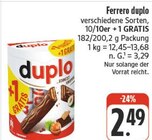 duplo bei nah und gut im Prospekt "" für 2,49 €