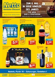 Aktueller Netto Marken-Discount Prospekt mit Bier, "DER ORT, AN DEM DU IMMER AUSGEZEICHNETE PREISE FINDEST.", Seite 1