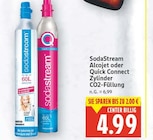 Alcojet oder Quick Connect Zylinder CO2-Füllung von SodaStream für 4,99 € bei E center im Angebot Alcojet oder Quick Connect Zylinder CO2-Füllung von SodaStream im aktuellen E center Prospekt