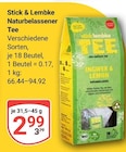 Naturbelassener Tee Ingwer & Lemon Angebote von Stick & Lembke bei GLOBUS Altenburg für 2,99 €