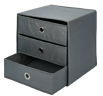 Rangement textile 3 tiroirs à 5,99 € dans le catalogue Gifi