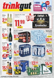 Aktueller Trinkgut GetrĂ€nkemĂ€rkte Prospekt fĂŒr Nachrodt-Wiblingwerde 14.07.2025 - 19.07.2025 Trinkgut Prospekt fĂŒr Nachrodt-Wiblingwerde mit 6 Seiten