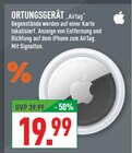 Ortungsgerät Airtag im Angebot bei Marktkauf in Münster Ortungsgerät Airtag Angebote von Apple bei Marktkauf Münster für 19,99 €