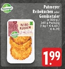 Reibekuchen im Angebot bei EDEKA in Ahaus Reibekuchen Angebote von Pahmeyer bei EDEKA Ahaus für 1,99 €