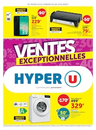 Hyper U Catalogue "VENTES EXCEPTIONNELLES", 6 pages, Loisin, 16/06/2026 - 28/06/2026 Hyper U Catalogue "VENTES EXCEPTIONNELLES", 6 pages, Loisin, 16/06/2026 - 28/06/2026