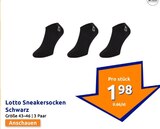 Sneakersocken Schwarz im Angebot bei Action in Kleve Sneakersocken Schwarz Angebote von Lotto bei Action Kleve für 1,98 €