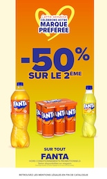 Prix et réduction Fanta dans le prospectus Carrefour en cours Offre Fanta dans le catalogue Carrefour du moment à la page 22