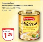 Mildes Weinsauerkraut im Angebot bei GLOBUS in Amberg Mildes Weinsauerkraut Angebote von Hengstenberg bei GLOBUS Amberg für 1,29 €
