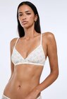 Soutien-gorge triangle JANE en tulle imprimé en promo chez Monoprix Lille Tanneurs Villeneuve-d'Ascq à 12,99 €