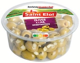 Olives Vertes à l'Ail Dénoyautées - SAINT ELOI en promo chez Intermarché Super Olives Vertes à l'Ail Dénoyautées - SAINT ELOI dans le catalogue Intermarché Super