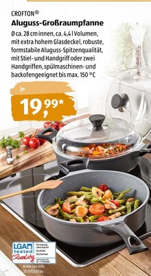 Aluguss-Großraumpfanne bei ALDI SÜD in Hückelhoven Aluguss-Großraumpfanne im Angebot bei ALDI SÜD Hückelhoven für 19,99 €