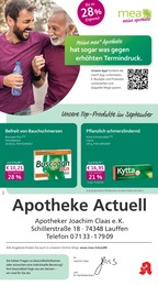 mea - meine apotheke Prospekt für Besigheim mit 4 Seiten mea - meine apotheke Prospekt für Besigheim: "Unsere September-Angebote", 4 Seiten, 01.09.2025 - 30.09.2025