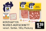 E center - HERZHAFTER WURST-AUFSCHNITT Angebot im Prospekt HERZHAFTER WURST-AUFSCHNITT bei E center im Prospekt "" für 1,39 €