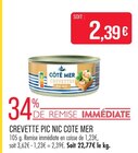 Crevettes Pic Nic - COTE MER en promo à 2,39 € chez Supermarchés Match Crevettes Pic Nic - COTE MER dans le catalogue Supermarchés Match