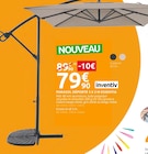 Parasol déporté 3 x 2 m Essentia - INVENTIV en promo chez Mr.Bricolage Nancy à 79,90 €