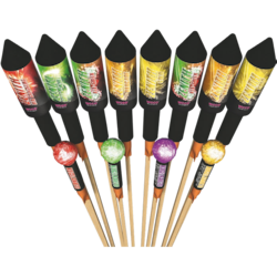 Kugel- und Effektraketen-Sortiment Rocket Clash