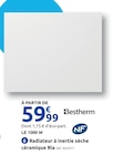 Radiateur à inertie sèche céramique ria - BESTHERM en promo chez Mr.Bricolage Saint-Nazaire à 59,99 €