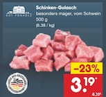 Schinken-Gulasch im Angebot bei Netto Marken-Discount in Suhl Schinken-Gulasch Angebote von Gut Ponholz bei Netto Marken-Discount Suhl für 3,19 €