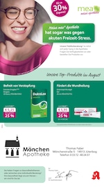 Aktueller mea - meine apotheke Apotheken Prospekt in Jüterbog und Umgebung, "Unsere August-Angebote" mit 4 Seiten, 01.08.2025 - 31.08.2025