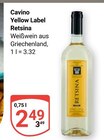 Aktuelle Wein Angebote bei GLOBUS in Bochum Aktuelles Yellow Label Retsina Angebot bei GLOBUS in Bochum ab 2,49 €