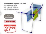 Standtrockner Pegasus 180 Solid Angebote von Leifheit bei GLOBUS Kaarst für 27,99 €
