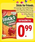 Aktuelles Sticks for Friends Paprika Angebot bei EDEKA in Regensburg ab 0,99 €