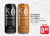 Trinkgut - 5,0 Original Pils Angebot im Prospekt 5,0 Original Pils bei Trinkgut im Prospekt "" für 0,49 €