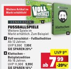 Voll verschätzt – Fußballedition Angebote von Denkriesen bei Marktkauf Konstanz für 7,99 €