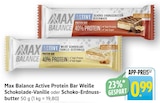 Active Protein Bar Weiße Schokolade-Vanille Angebote von Max Balance bei E center Leonberg für 0,99 €