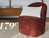 Fauteuil blackhill. en promo chez Maisons du Monde Nantes à 179,00 €