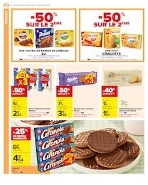 Prix et réduction Milka dans le prospectus Carrefour Market en cours Offre Milka dans le catalogue Carrefour Market du moment à la page 34