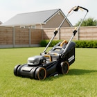 Promo Tondeuse a gazon 36v 43 cm à 159,00 € dans le catalogue Brico Dépôt à Mazères-Lezons