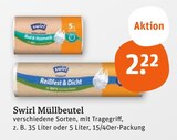 Müllbeutel im tegut Prospekt Müllbeutel von Swirl im aktuellen tegut Prospekt für 2,22 €