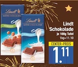 Schokolade Angebote von Lindt bei EDEKA Straubing für 1,11 €