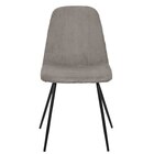 Lot de 4 chaises Côtelé "Scott" Taupe - Carrefour à Strasbourg Lot de 4 chaises Côtelé "Scott" Taupe en promo chez Carrefour Strasbourg à 99,99 €
