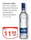 Vodka im Angebot bei GLOBUS in Hürth Vodka Angebote von Finlandia bei GLOBUS Hürth für 11,99 €