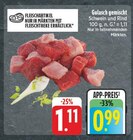 Gulasch gemischt bei EDEKA im Prospekt "" für 0,99 €